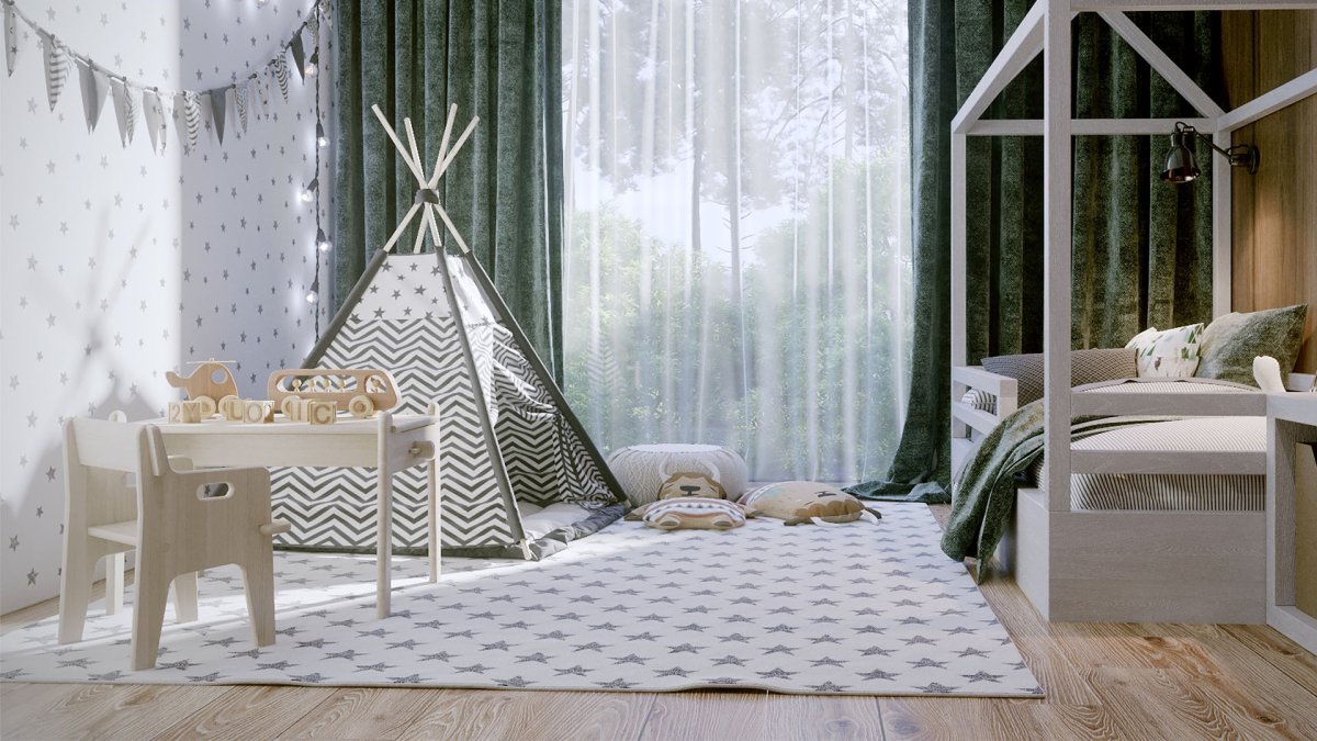 Фреска в скандинавском стиле