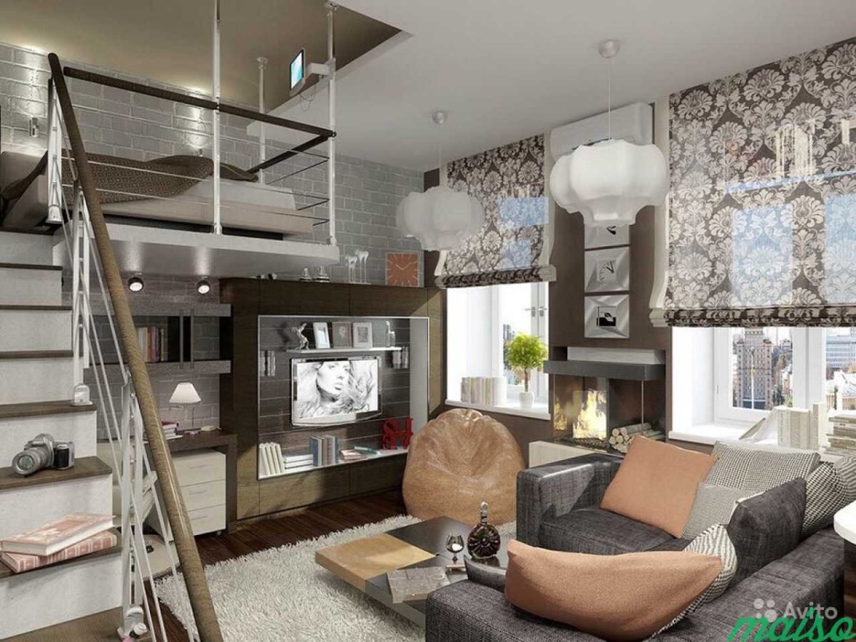 Антресольный второй этаж