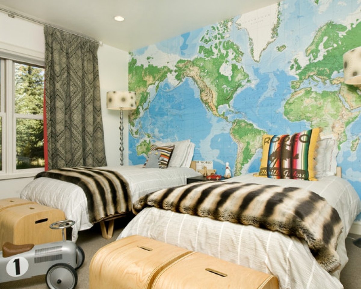 Фотообои для спальни мальчика