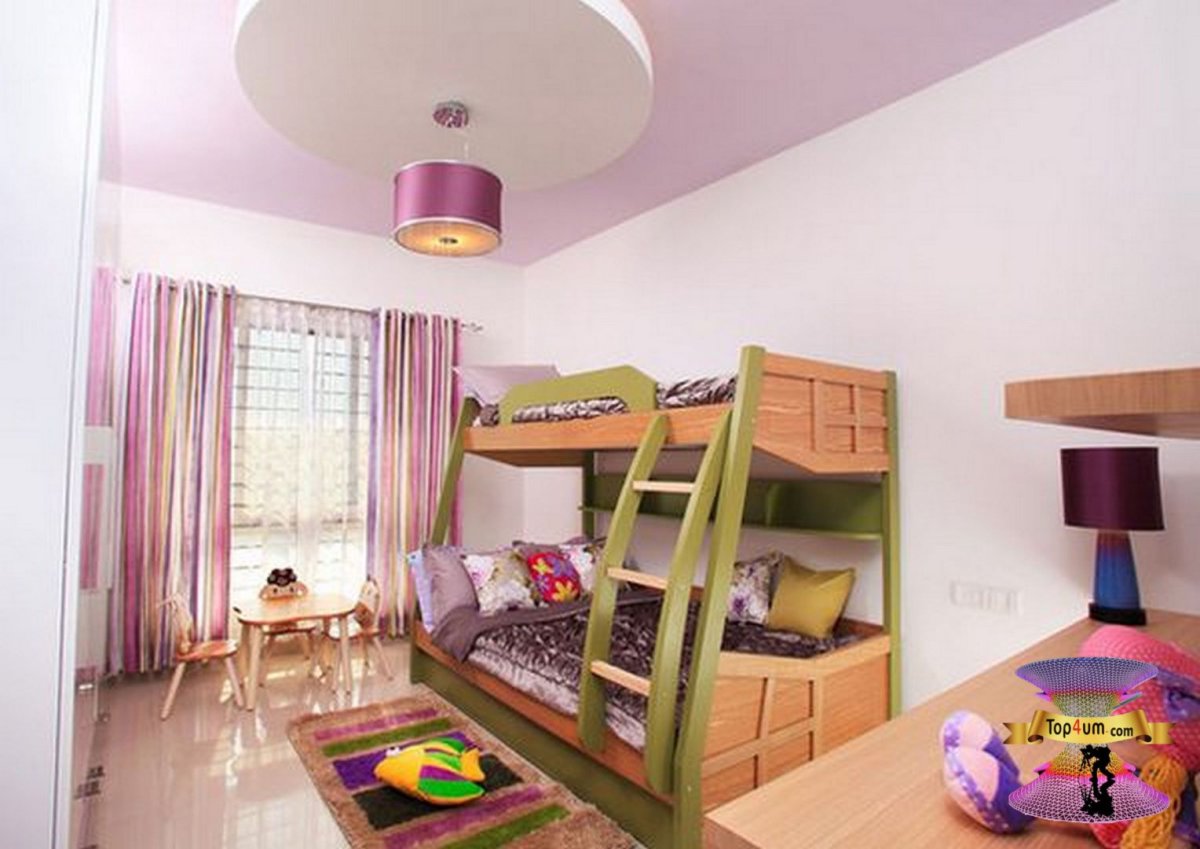 Натяжной потолок в детской