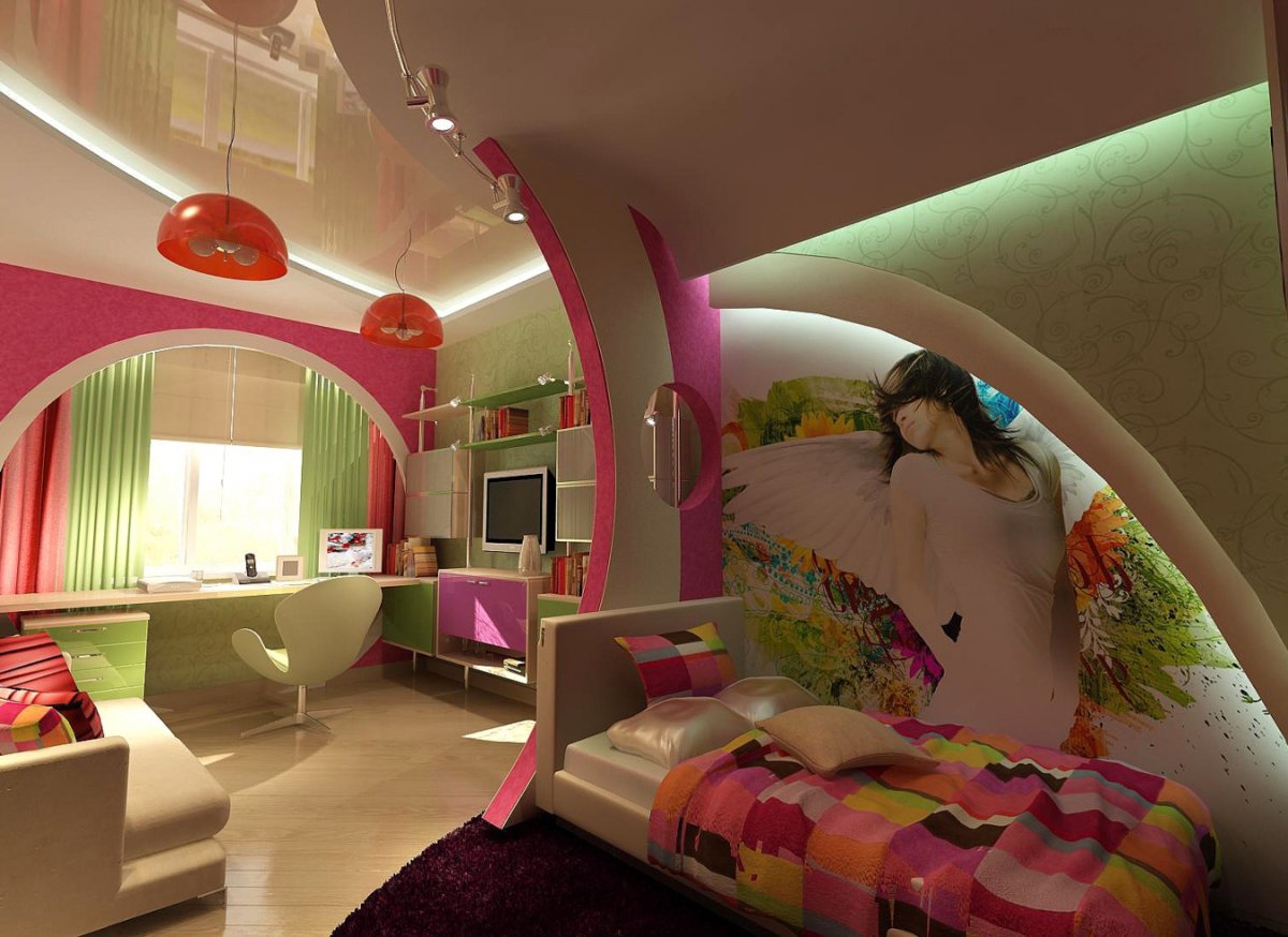 Потолок в детской