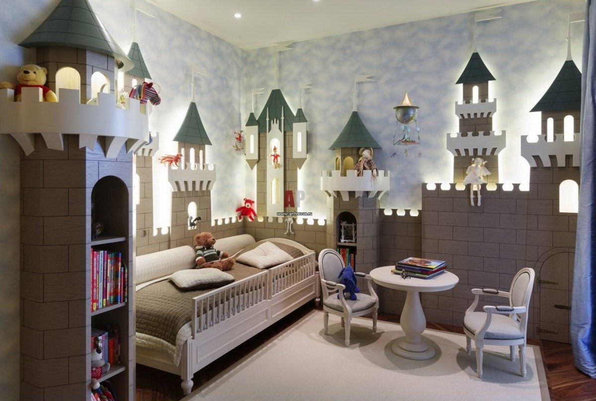 Детская в замковом стиле
