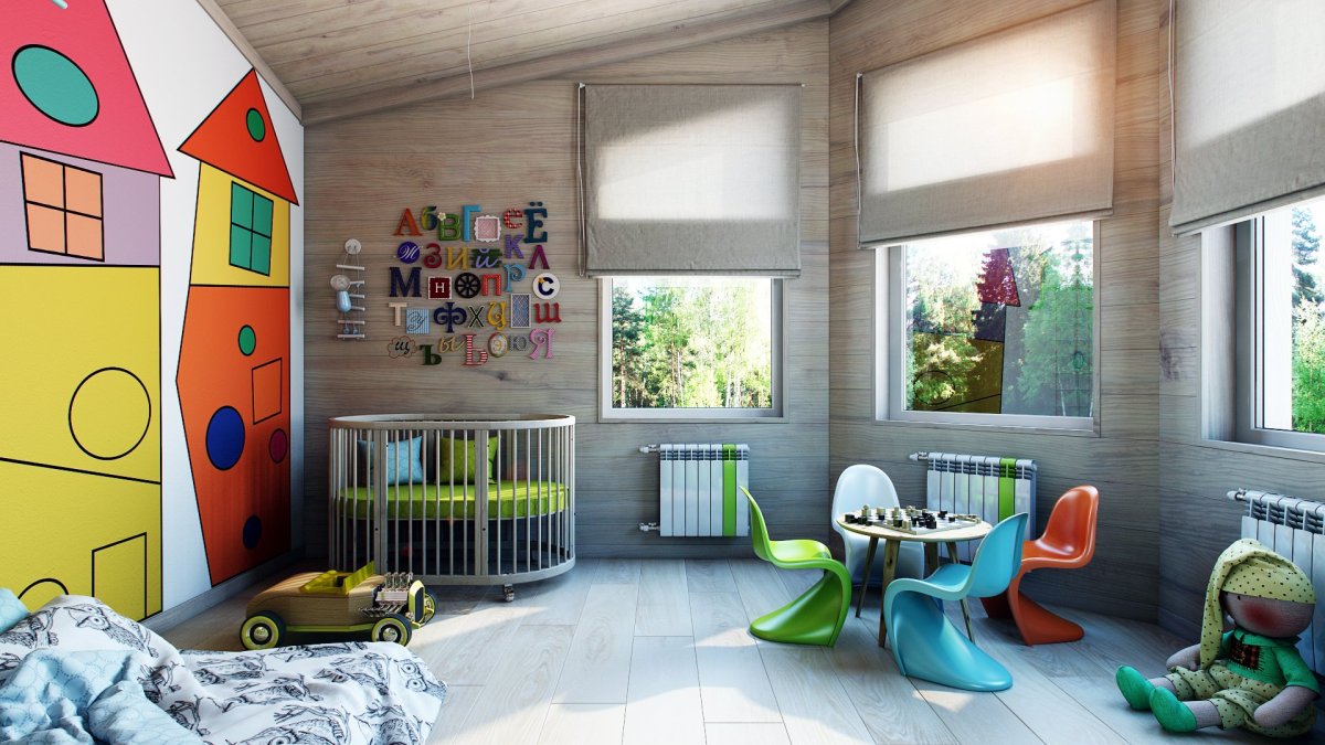 Полки на стену для игрушек