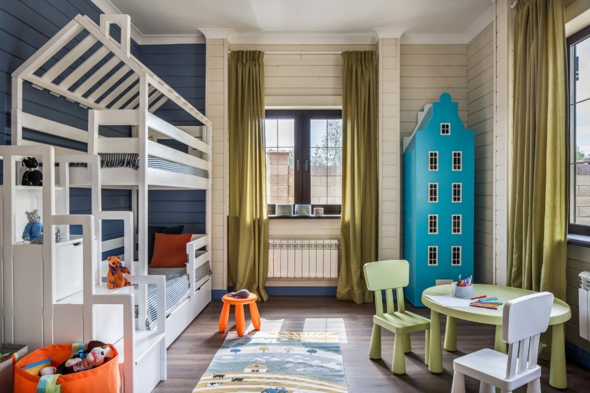 Наклейки на стену домики