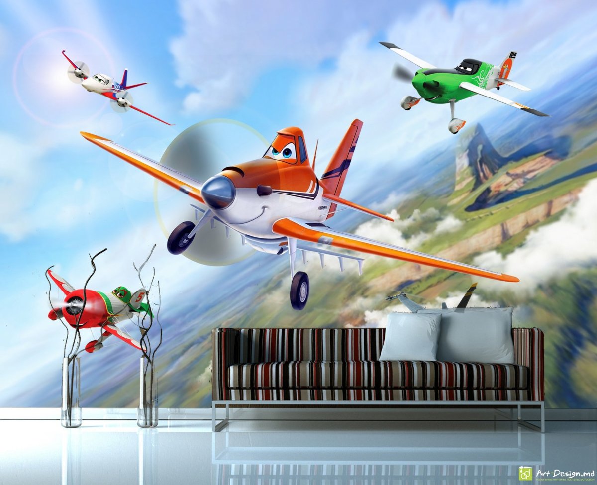 Обои с самолетами для стен