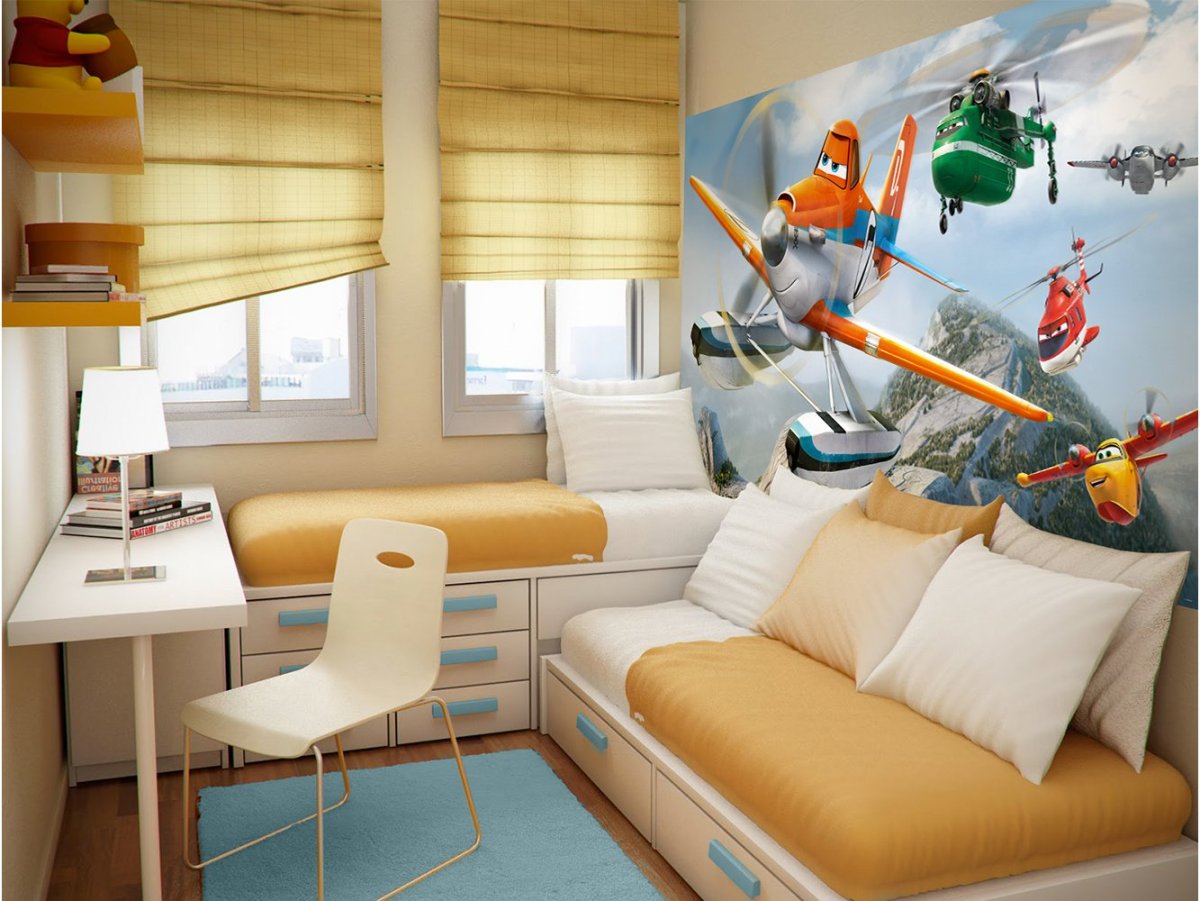 Фотообои самолеты в детскую