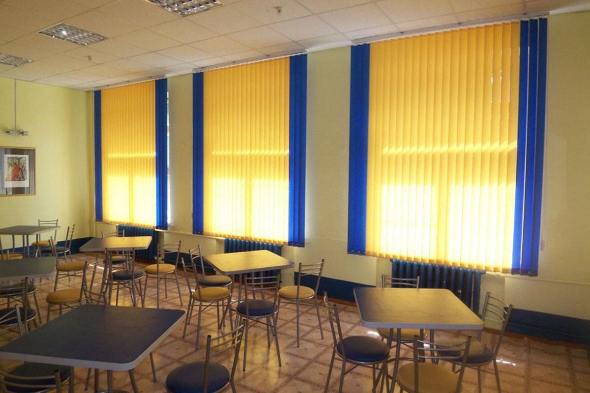 Жалюзи в музыкальном зале детского сада