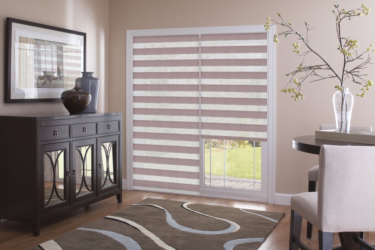 Рольшторы Зебра день ночь