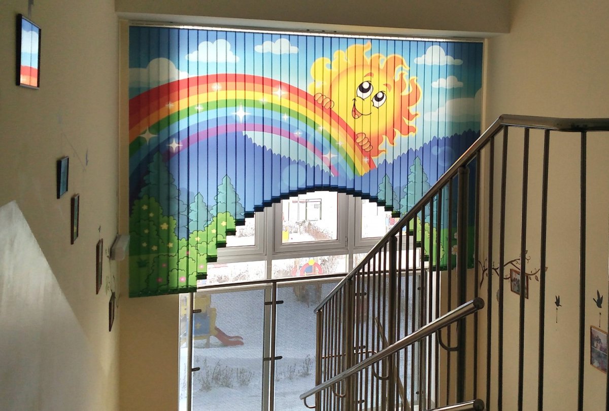 Вертикальные жалюзи в детский сад