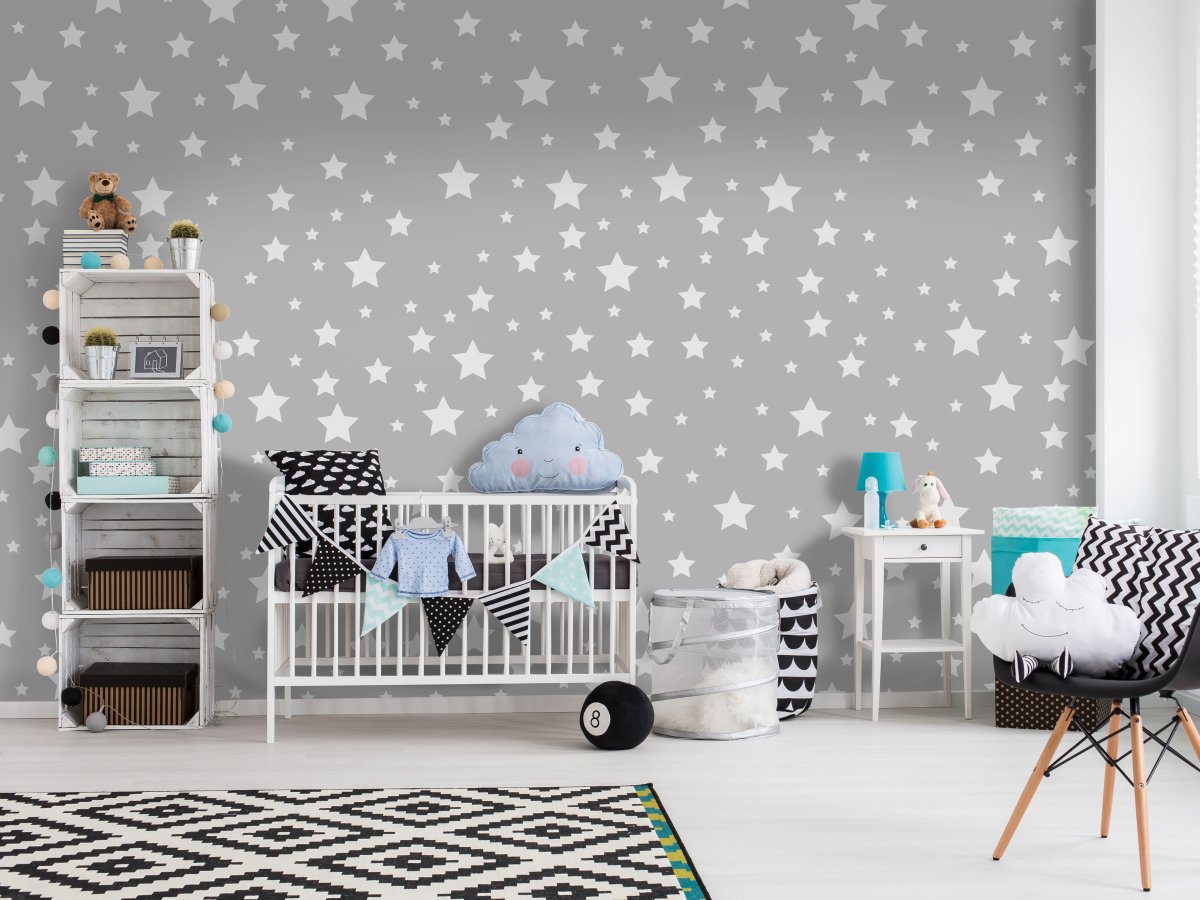 Обои со звездами в детскую