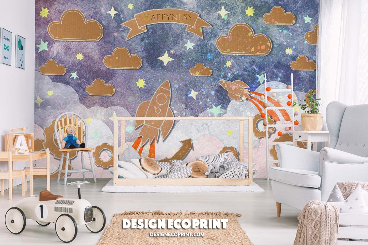 Детская комната со звездами