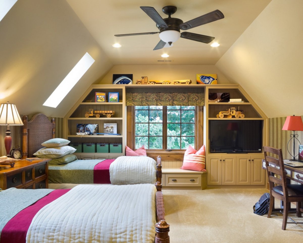 Мансарда для двух подростков
