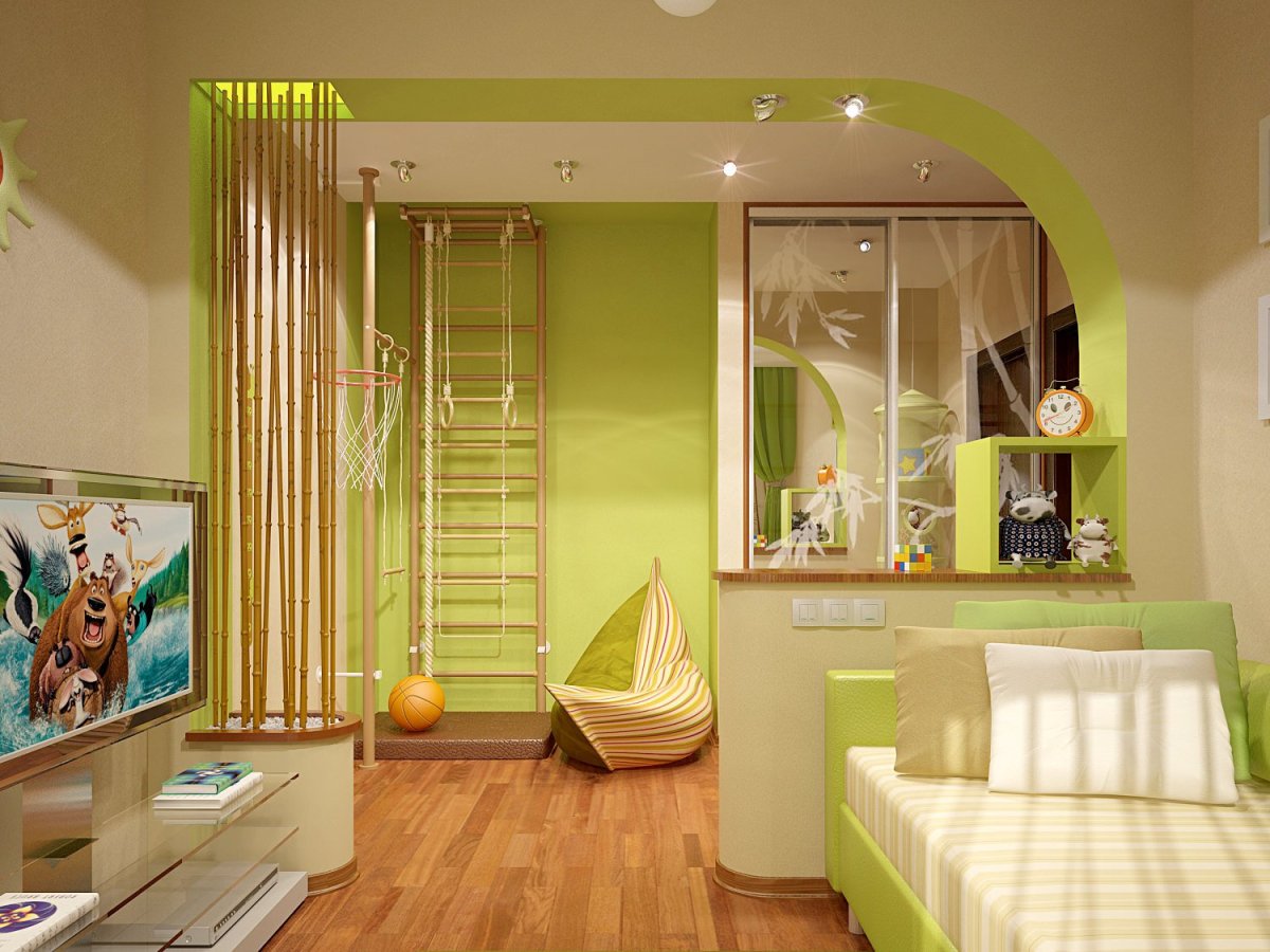 Спальня в стиле Прованс зонирование