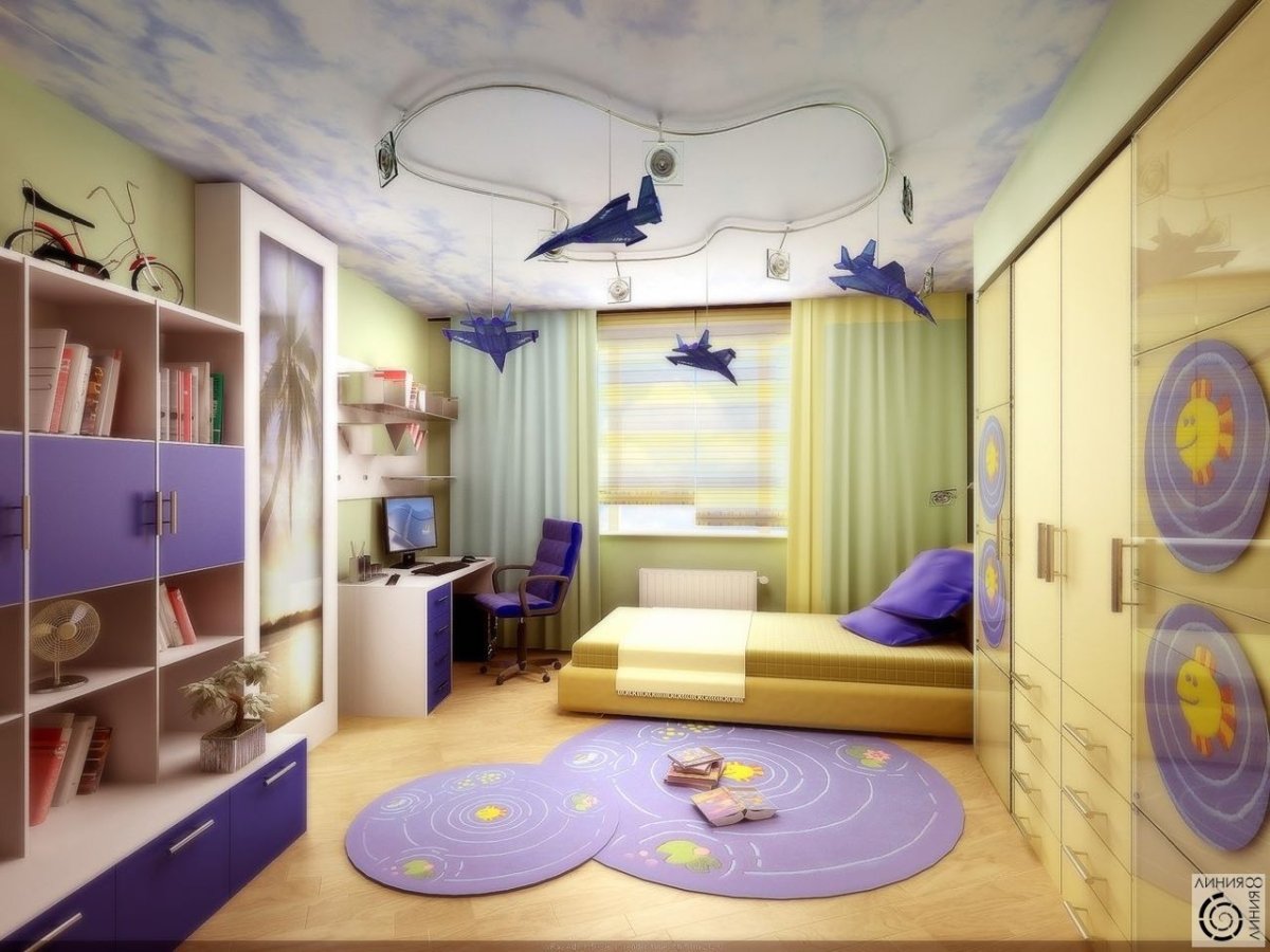 Интерьер детской для мальчика