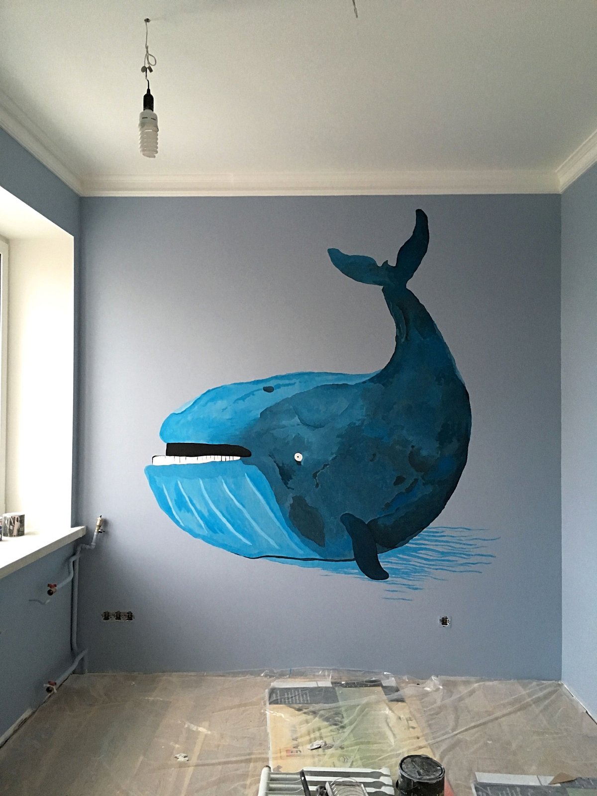 Роспись стен кит