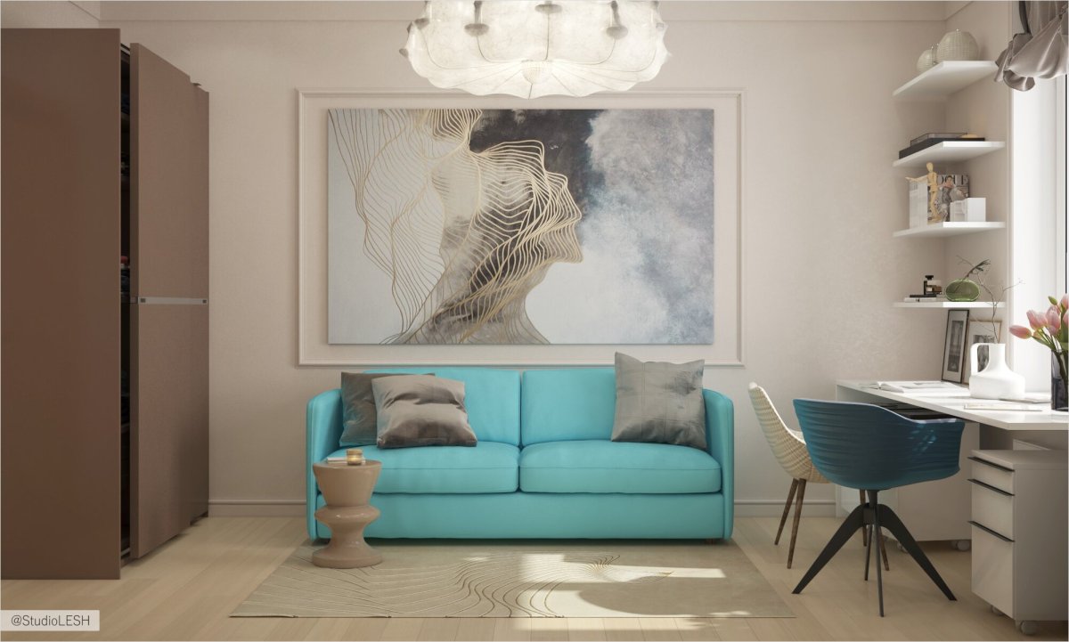 Детская в стиле Контемпорари в интерьере