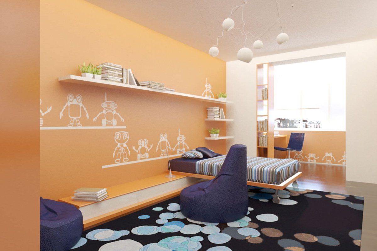 Idk(Контемпорари), в интерьере детская