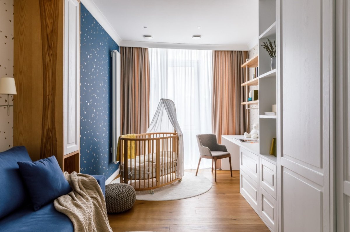 Контемпорари в интерьере детской