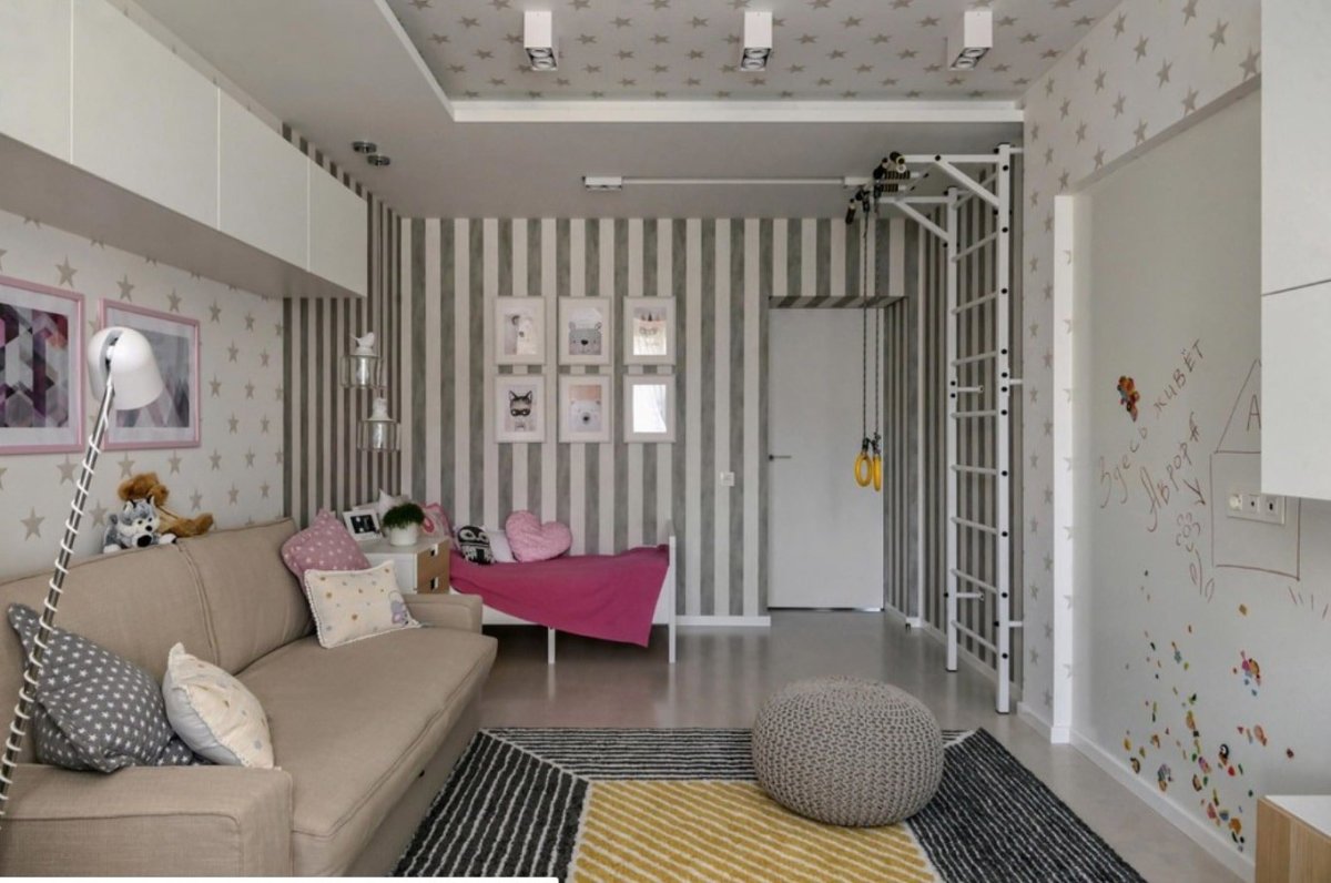 Гостиная спальня детская