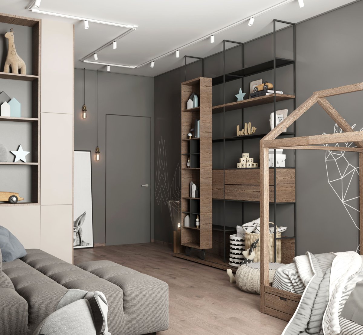 Детская в современном стиле