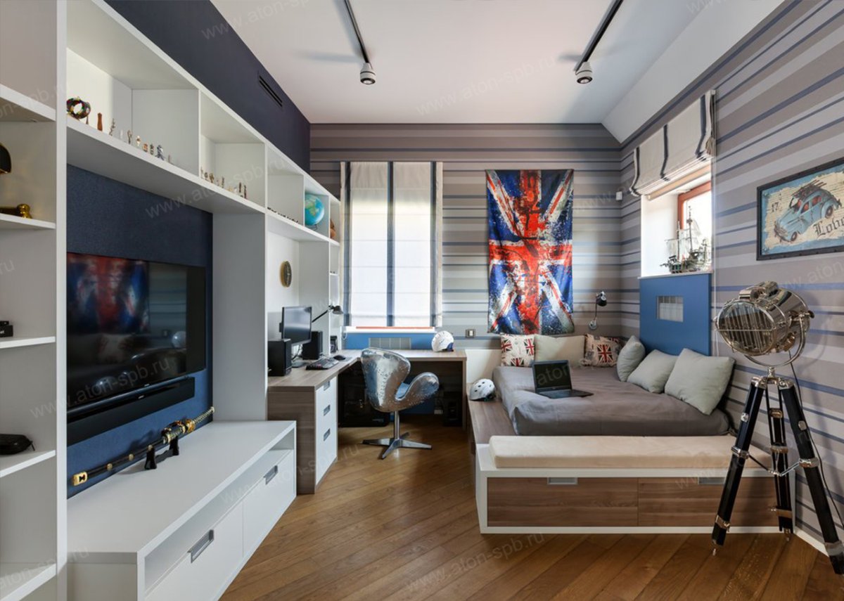 Комната для двух мальчиков в стиле Неоклассика