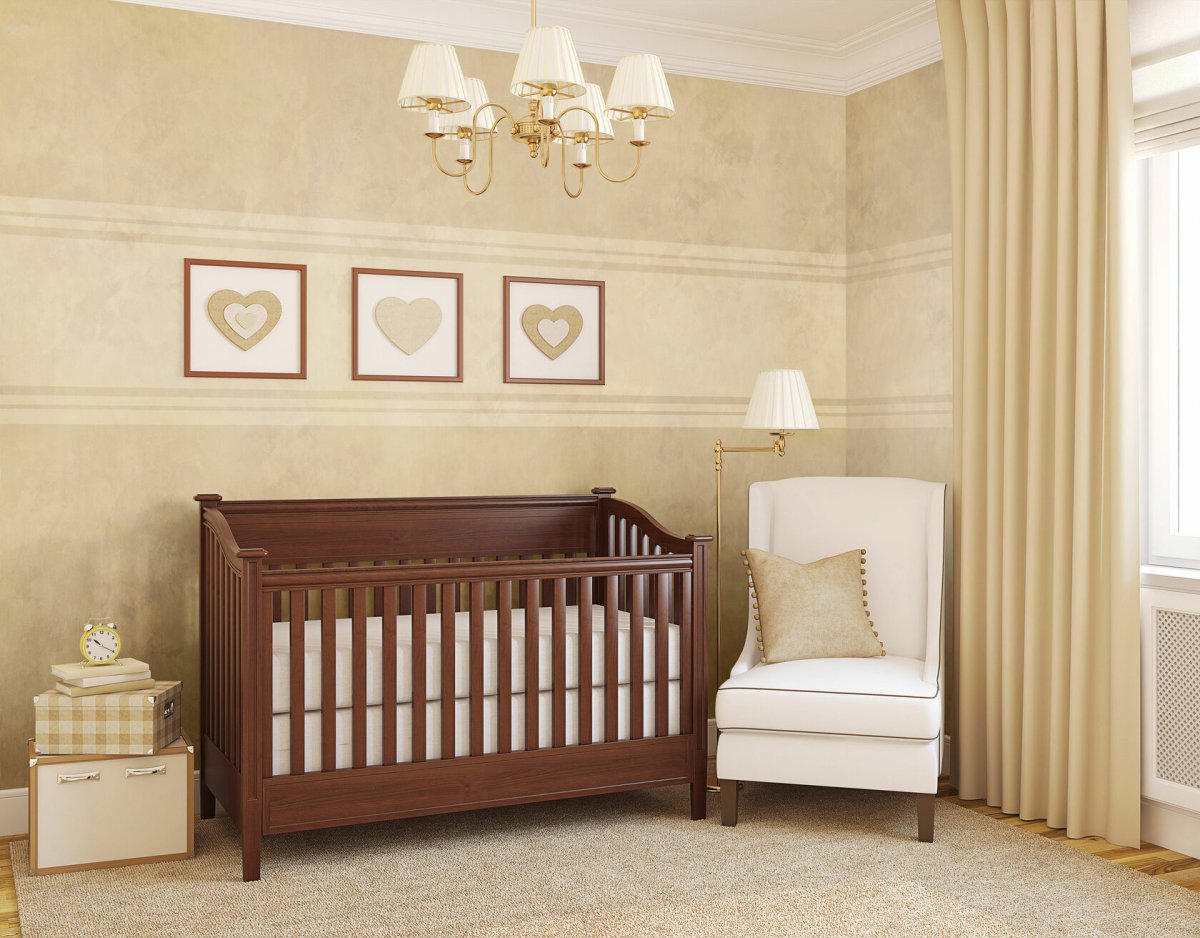 Детская кроватка в интерьере