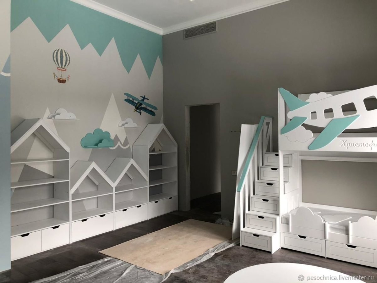 Наклейка на стену ракета