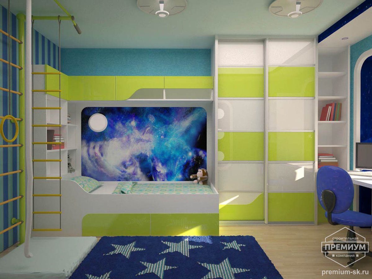 Ракета на стену детской комнаты