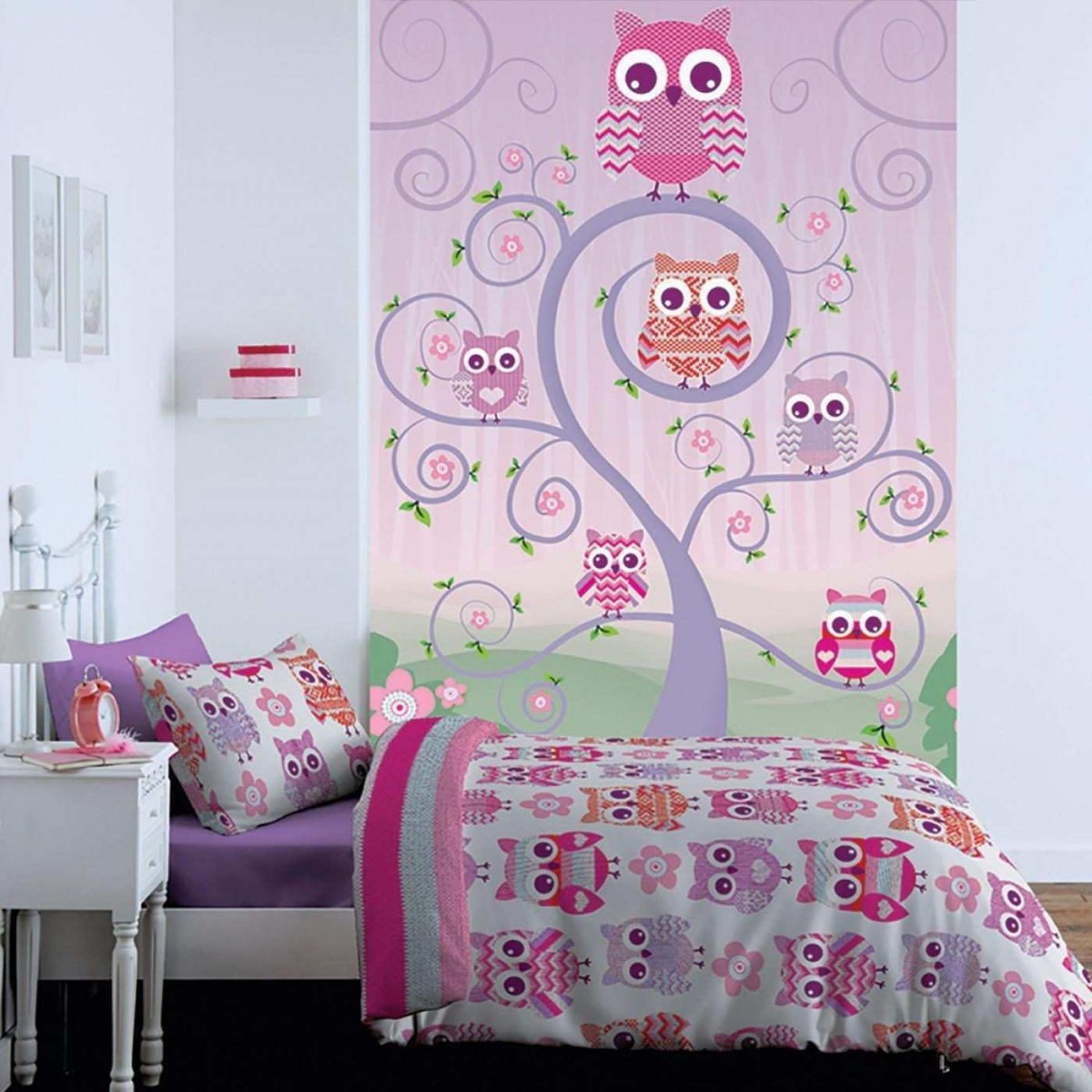 Обои с совами для детской