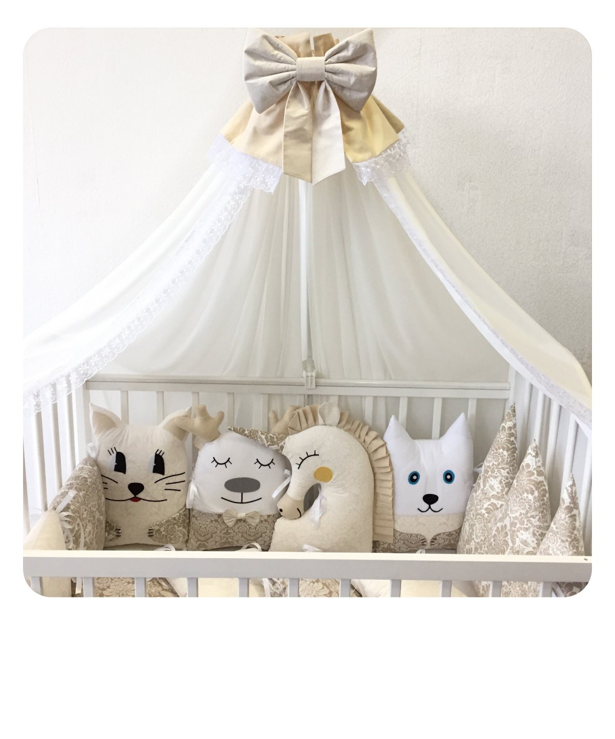 Декор кроватки для новорожденных