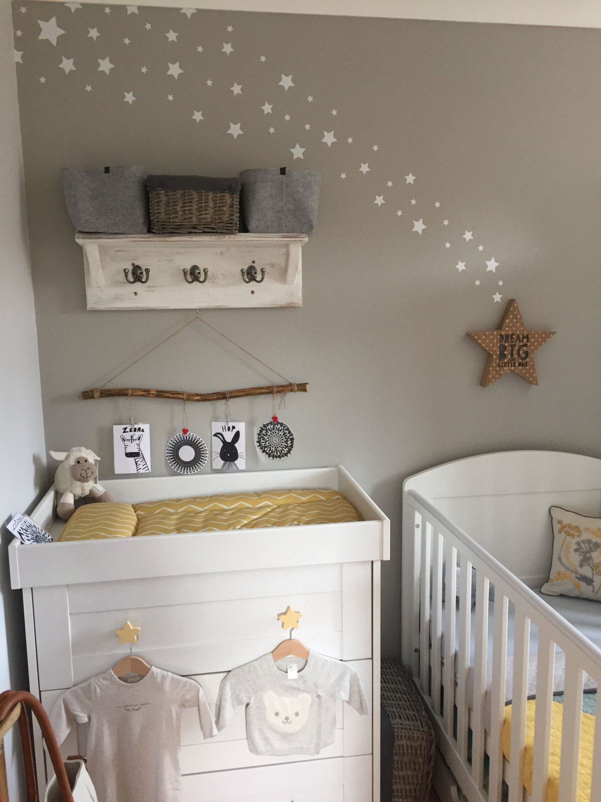 Декор комнаты для новорожденного