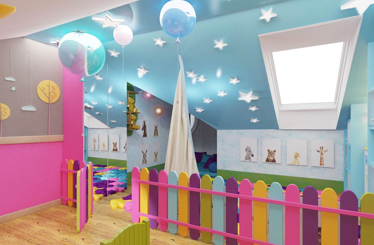 Проект детской игровой комнаты