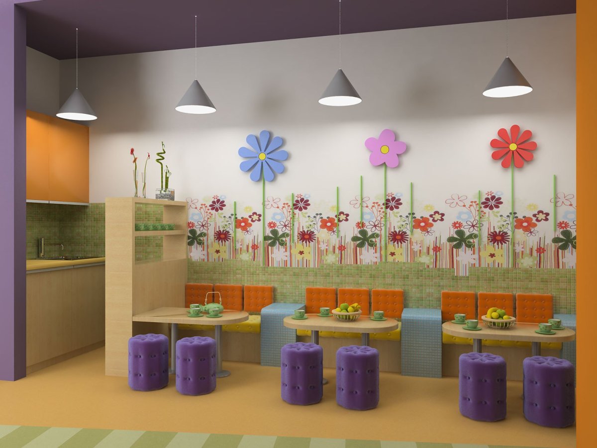 Яркая детская комната