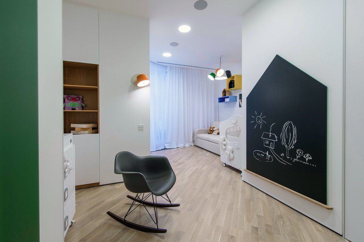 Грифельная краска в интерьере детской