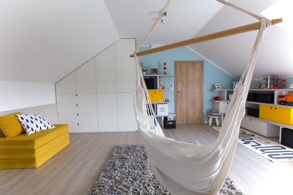 Детские комнаты на мансарде