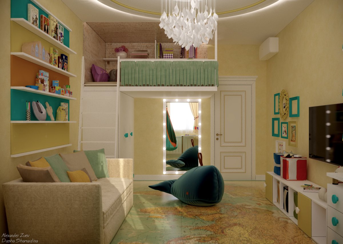 Проходная детская комната