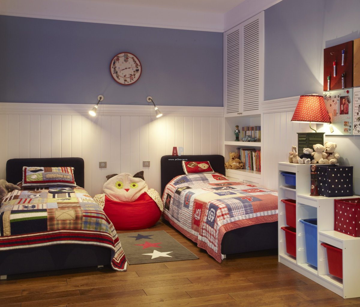 Детская с двумя кроватями