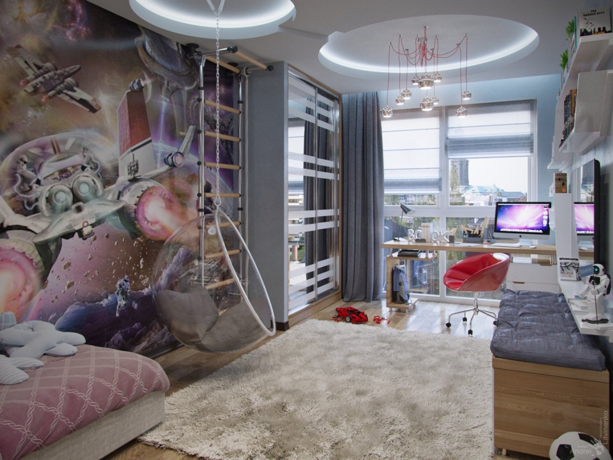 Фотообои в комнату подростка