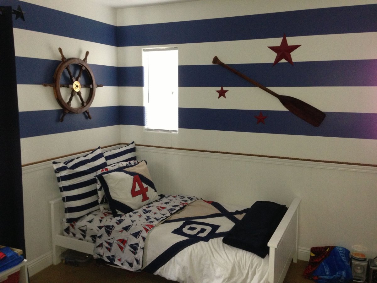 Игровая комната в морском стиле