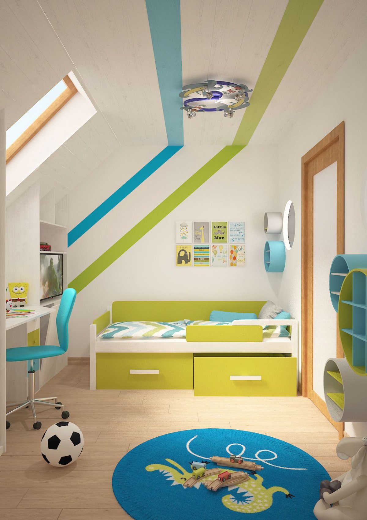 Детские комнаты для двойняшек