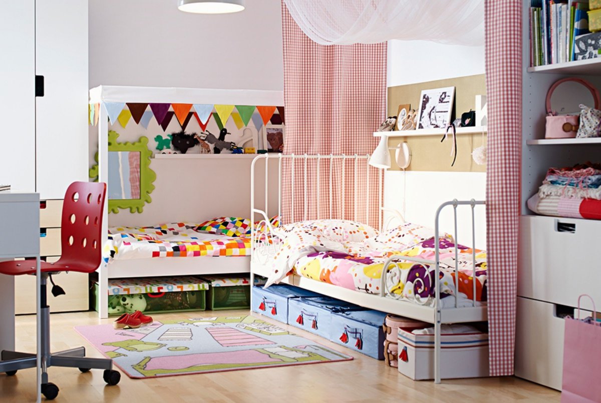 Детская мебель от Икеа — 7 лучших идей оформления интерьера детской (55 фото)