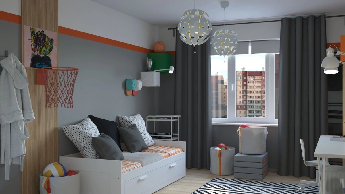 Готовые детские комнаты из икеа