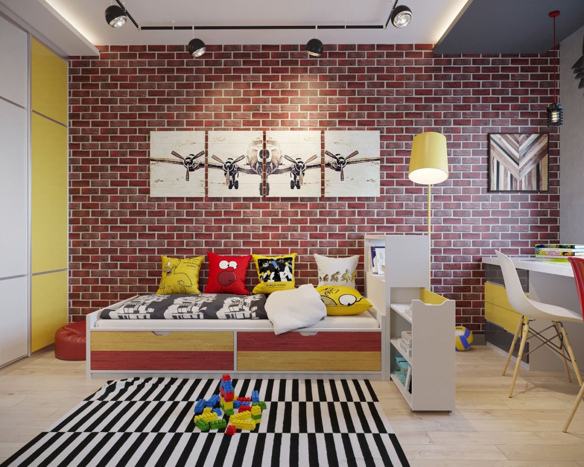 Спальня в стиле Loft