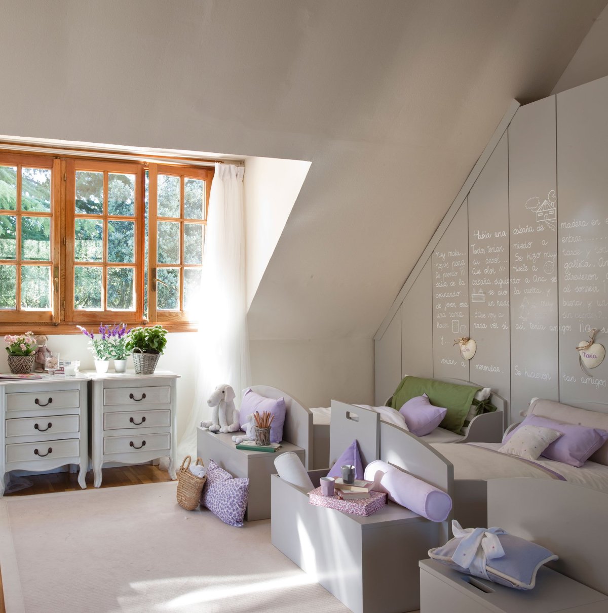 Мансардный этаж интерьер детской