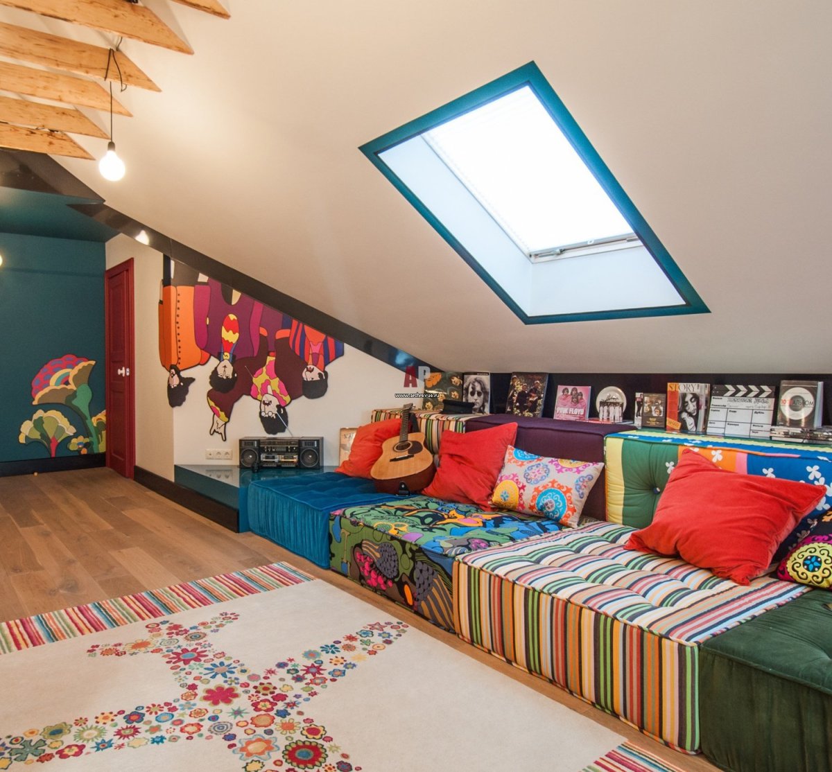Детская на мансарде
