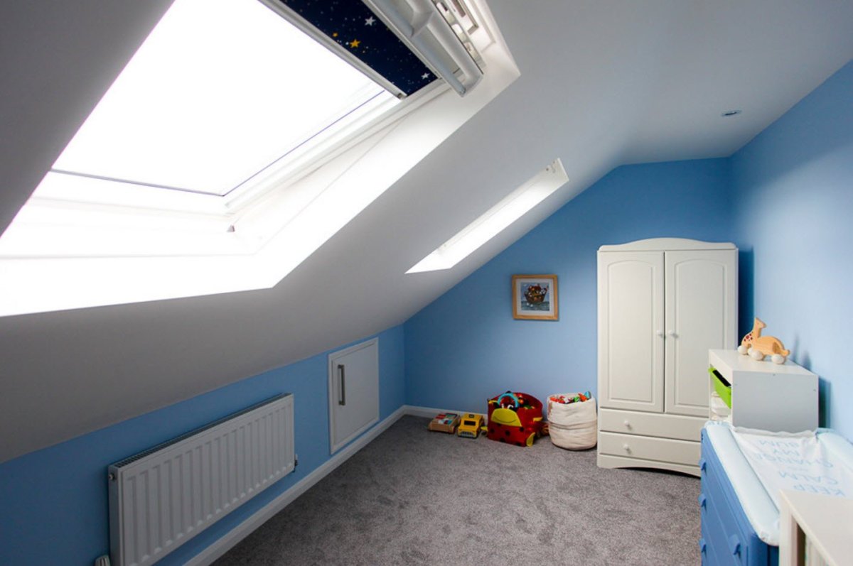 Спальня на мансарде