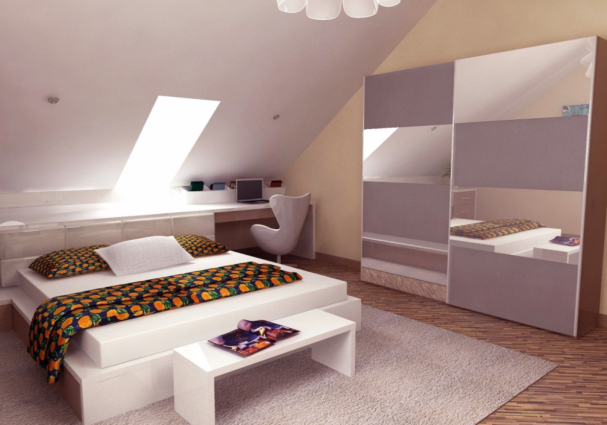 Детская на мансарде