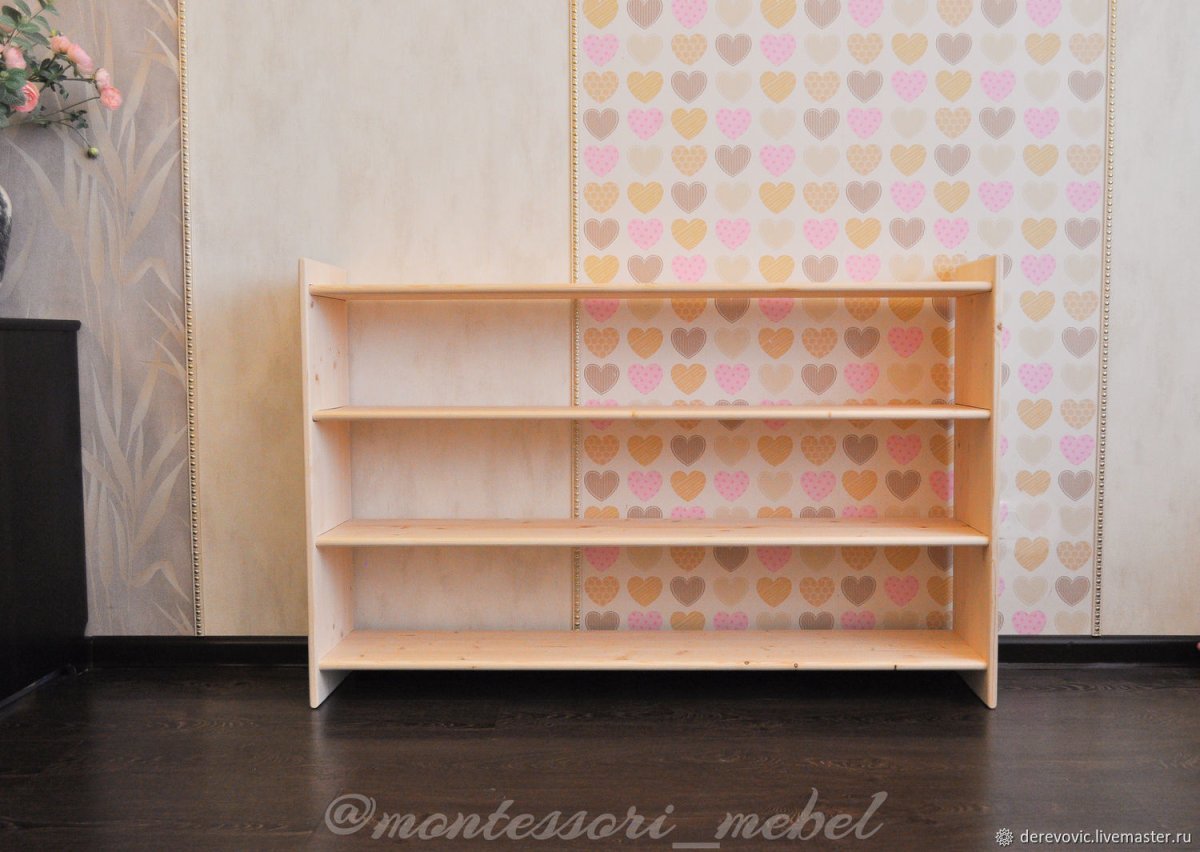 Полка для книг в детскую