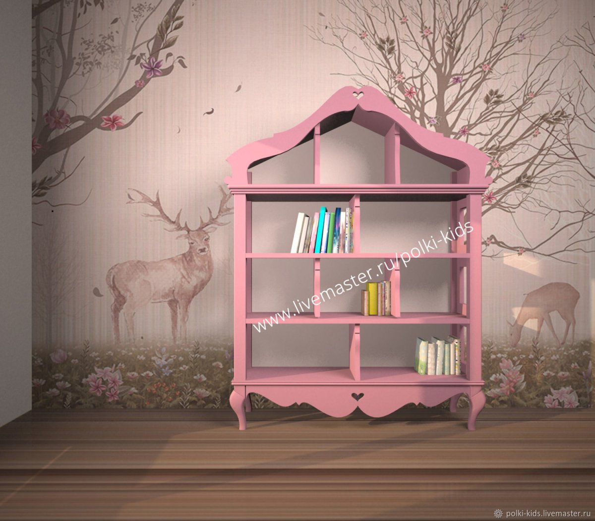 Подставка для книг детская по Монтессори