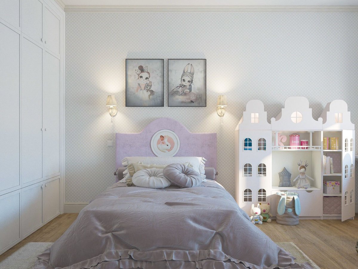 Освещение в детской в скандинавском стиле